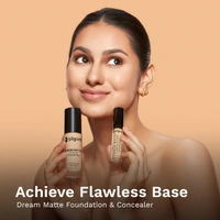 Pilgrim Dream Matte Liquid Concealer 7.3ml, Sand � 10 | Lightweight, Full Coverage, and Smooth Blend for a Flawless Matte Look.