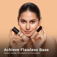 Pilgrim Dream Matte Liquid Concealer Ivory � 05, 7.3ml | Full Coverage, Lightweight Formula, Blends Seamlessly for a Flawless and Natural Finish.