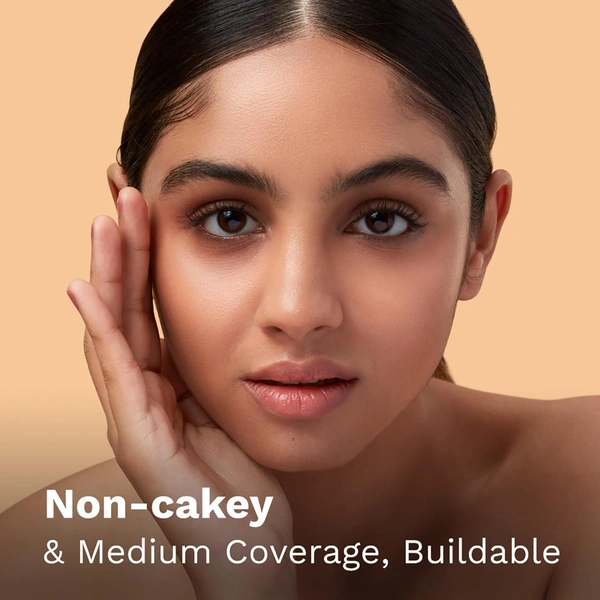 Pilgrim Dream Matte Serum Foundation (215-Classic Nude), 30ml | Smooth Matte Finish, Buildable Coverage, and Lightweight Feel for All-Day Wear.