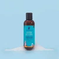 Pilgrim Face Wash Volcanic Lava Ash with Yugdugu & White Lotus, 100ml | Deep Cleanses, Exfoliates, and Brightens Skin for a Fresh, Radiant Look.