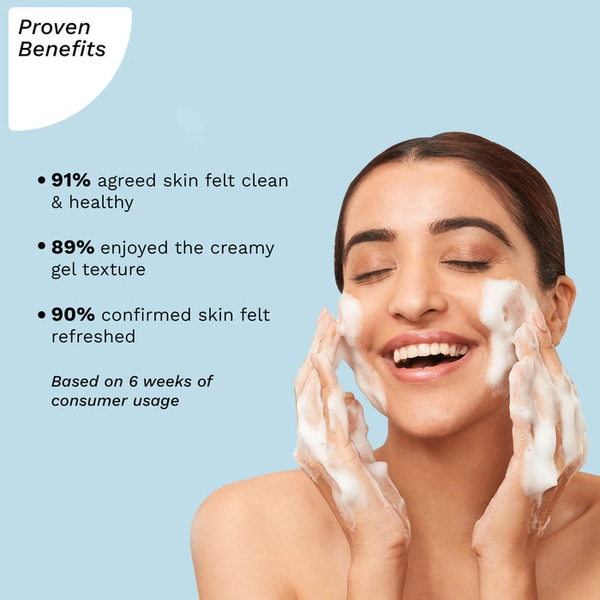 Pilgrim Face Wash Volcanic Lava Ash with Yugdugu & White Lotus, 100ml | Deep Cleanses, Exfoliates, and Brightens Skin for a Fresh, Radiant Look.