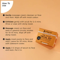Pilgrim Facial Mask 24K Gold, 50.0gm | Revitalizes Skin, Boosts Radiance, and Reduces Signs of Aging for a Youthful Glow.
