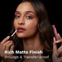 Pilgrim Liquid Matte Lipstick 10 Blushing Nude |Soft Nude Shade | Velvety Matte Finish | Long-Lasting | Smudge-Proof | Lightweight Formula for All-Day Comfort & Bold Color