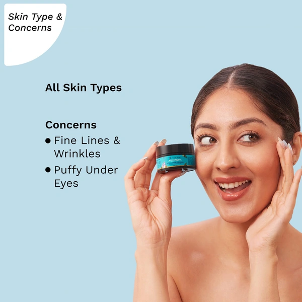 Pilgrim Retinol Under Eye Cream -30g | with Vitamin C & Hyaluronic Acid |  for dark circles, Puffiness & Fine Lines |  Leaving Eyes Refreshed & Youthful | Hydrating & Plumping | Dark Circles Treatment | For All Skin Types