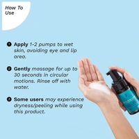 Pilgrim Salicylic & Glycolic Acid Foaming Face Wash, 120ml | Exfoliates, Clears Acne, and Leaves Skin Smooth, Clean, and Refreshed.