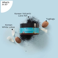 Pilgrim Volcanic Lava Ash Face Scrub with Yugdugu & White Lotus, 100gm | Exfoliates, Detoxifies, and Revitalizes Skin for a Smooth, Radiant Glow.