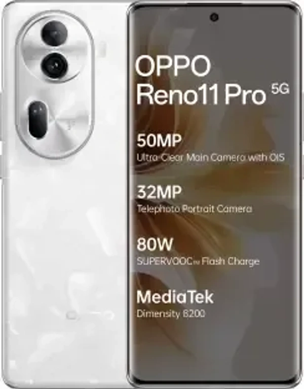 OPPO Reno11 Pro 5G (Pearl White, 256 GB)  (12 GB RAM) - Two days
