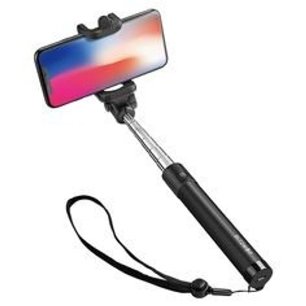 FCEE Selfie Stick R1 - 185*45*38mm, Black, 5, Longest Size 67cm, CR1632/70mAh (Replaceable)