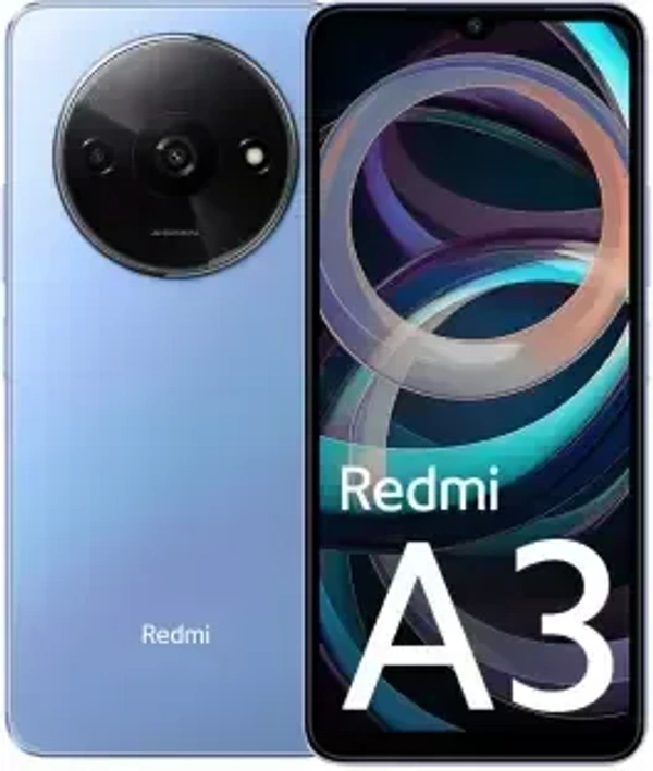 Redmi REDMI A3 (Lake Blue, 128 GB)  (6 GB RAM) - NEXT DAY, 4G, 5000mAh, 128 GB