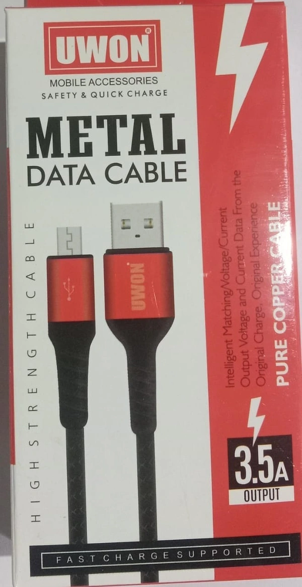 Uwon UWON Metal Data Cable 85W 3.5A Type-C - Next Day