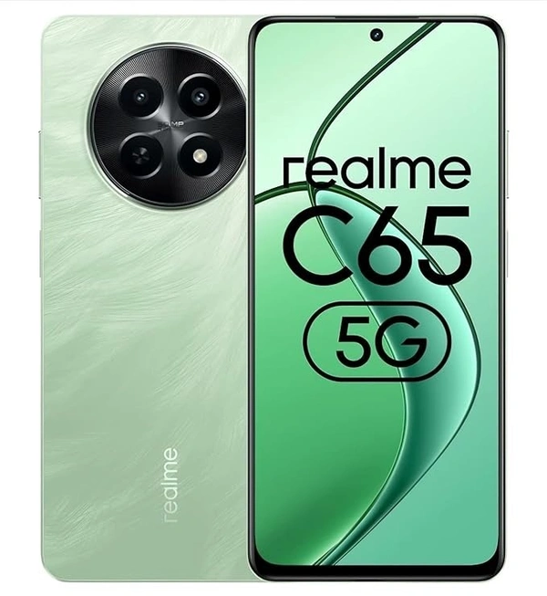 Realme C65 5G (Feather Green, 128 GB) (8 GB RAM) - 5000mAh, 128 GB, Same day (Before order 9 a.m) or Next Day