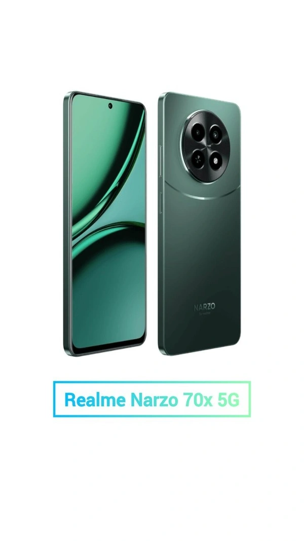 Realme NARZO 70x 5G (Green)  (8GB,128GB) , 120Hz Ultra Smooth Display Dimensity 6100+ 6nm 5G - green, 5000mAh