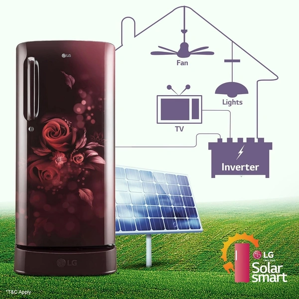 LG 185 L 5 Star Inverter Direct-Cool Single Door Refrigerator - Next 2 Day, 5 Star, 185L