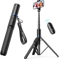 FCEE Selfie Stick R1 - 185*45*38mm, Black, 5, Longest Size 67cm, CR1632/70mAh (Replaceable)