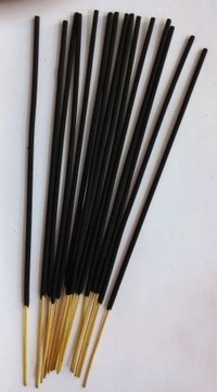 Srimatha  Sandal Black Premium Incense Sticks 1 Kg Pockets 300 - Black, Sandal Black Cented Agarbatti, 9