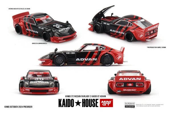 MINI GT Kaido GT Nissan Fairlady Z  Advan