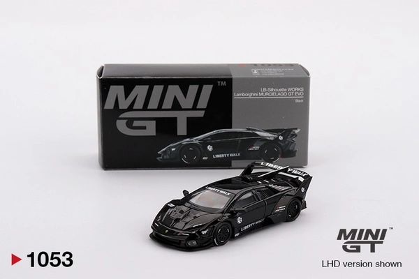  Lamborghini LB-Silhouette WORKS MURCIELAGO GT Evo Black 2024 - Scale 1/64 MGT01053-L