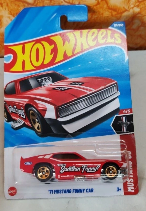 HOTWHEELS Hot Wheels 1:64 Scale | �71 MUSTANG FUNNY CAR | MUSTANG 60 | RED | 4/5 | 175/250