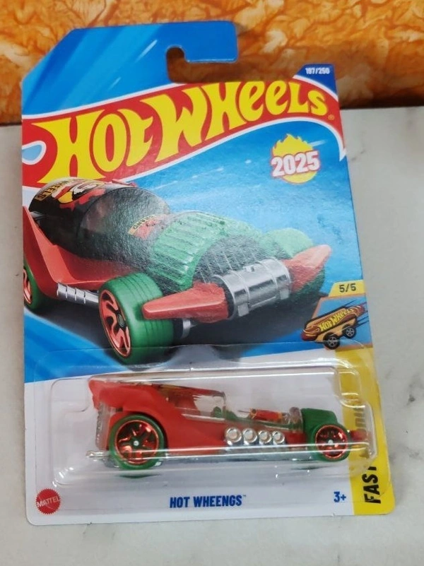 HOTWHEELS Hot Wheels 1:64 Scale | HOT WHEENGS | Fast Foodie | Orange/Green | 5/5 | 197/250