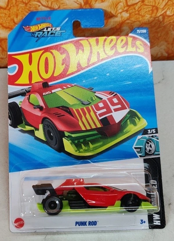 HOTWHEELS Hot Wheels 1:64 Scale | PUNK ROD | HW MODIFIED | RED | 3/5 | 71/250