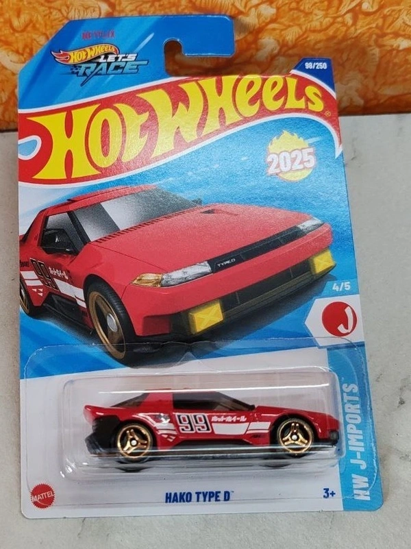 HOTWHEELS Hot Wheels 1:64 Scale | HAKO TYPE D | HW J-MPORTS | RED | 4/5 | 98/250