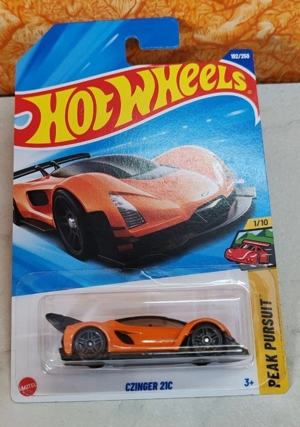 HOTWHEELS Hot Wheels 1:64 Scale | CZINGER 21C | PEAK PURSUIT | ORANGE | 1/10 | 192/250