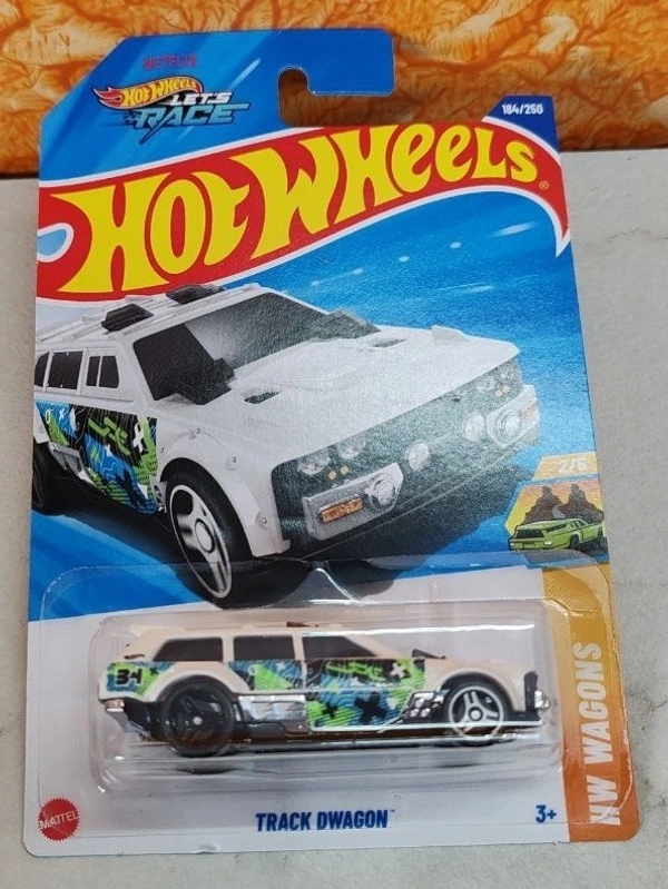 HOTWHEELS Hot Wheels 1:64 Scale | TRACK DWAGON | HW WAGONS | WHITE | 2/5 | 184/250