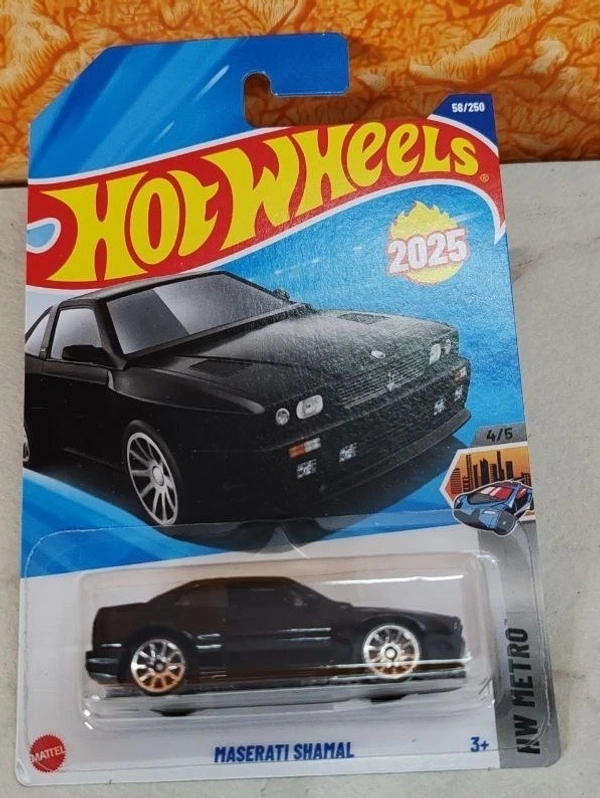 HOTWHEELS Hot Wheels 1:64 Scale | MASERATI SHAMAL | HW METRO | BLACK | 4/5 | 58/250