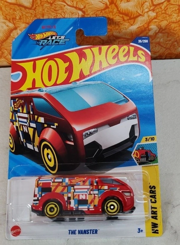 HOTWHEELS Hot Wheels 1:64 Scale | THE VANSTER | HW ART CARS | RED | 3/5 | 35/250