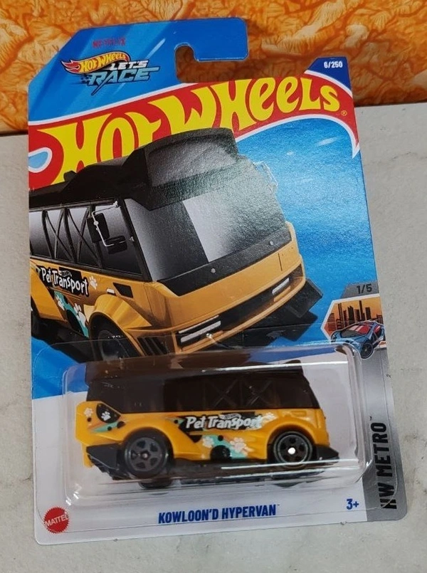 HOTWHEELS Hot Wheels 1:64 Scale | KOWLOON�D HYPERVAN | HW Metro | ORANGE | 1/5 | 6/250