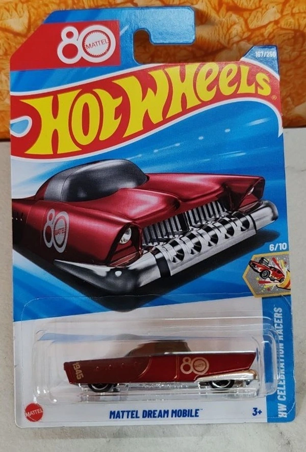 HOTWHEELS Hot Wheels 1:64 Scale | MATTEL DREAM MOBILE | HW Celebration Racers | RED | 6/10 | 167/250
