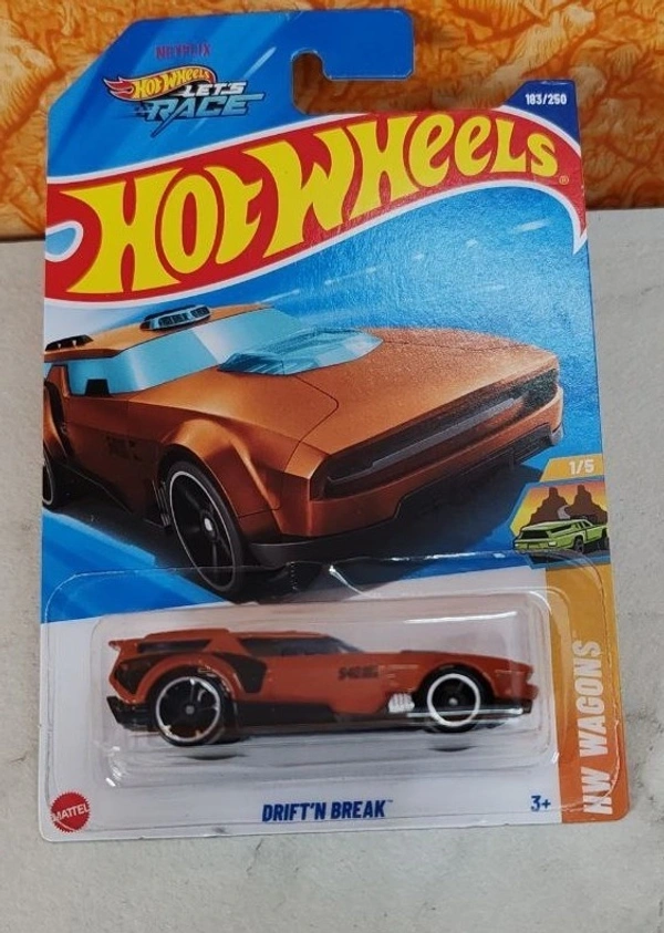 HOTWHEELS Hot Wheels 1:64 Scale | DRIFT'N BREAK | HW Wagons | ORANGE | 1/5 | 183/250