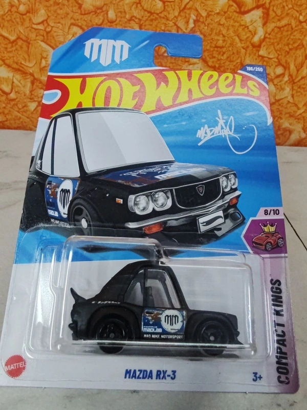 HOTWHEELS Hot Wheels 1:64 Scale | MAZDA RX-3 | Compact Kings | BLACK | 8/10 | 196/250