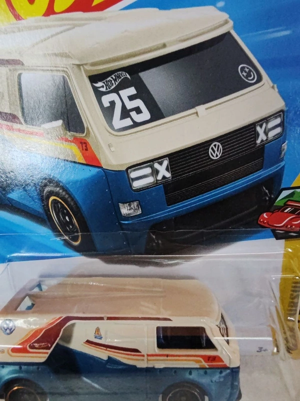 HOTWHEELS Hot Wheels 1:64 Scale | VW T3 CUSTOM | Peak Pursuit | Blue and Cream | 3/10 | 200/250