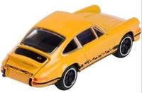 Majorette | Porsche 911 Carrera RS 2.7 | Diecast Car Model | Yellow |1:64 Scale