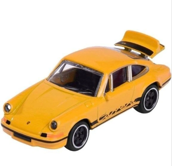 Majorette | Porsche 911 Carrera RS 2.7 | Diecast Car Model | Yellow |1:64 Scale