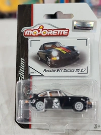 Majorette | Porsche 911 Carrera RS 2.7 | Diecast Car Model | Black |1:64 Scale