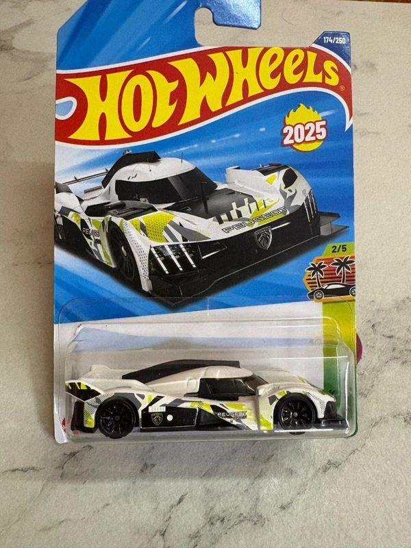 Hot Wheels 1:64 Scale | PEUGEOT 9X8 HYPERCAR | Exotic | White | Case M | 174/250
