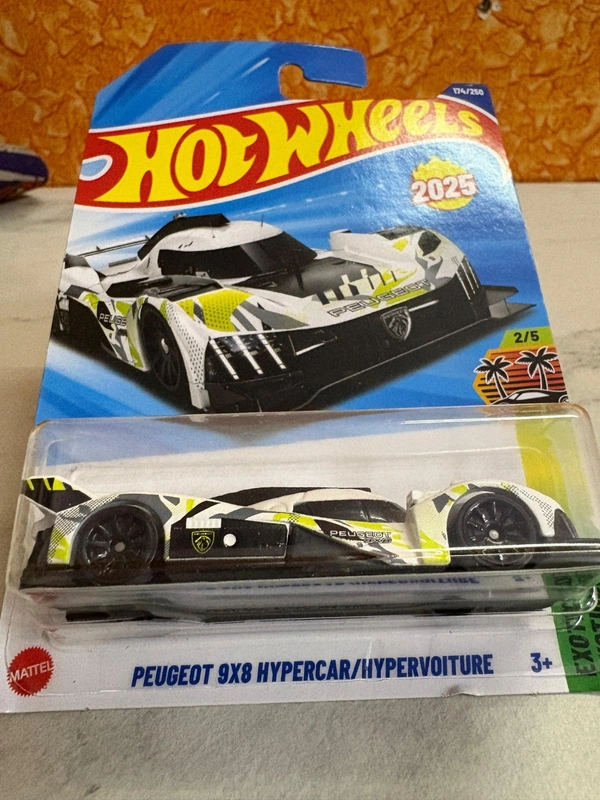 Hot Wheels 1:64 Scale | PEUGEOT 9X8 HYPERCAR | Exotic | White | Case M | 174/250