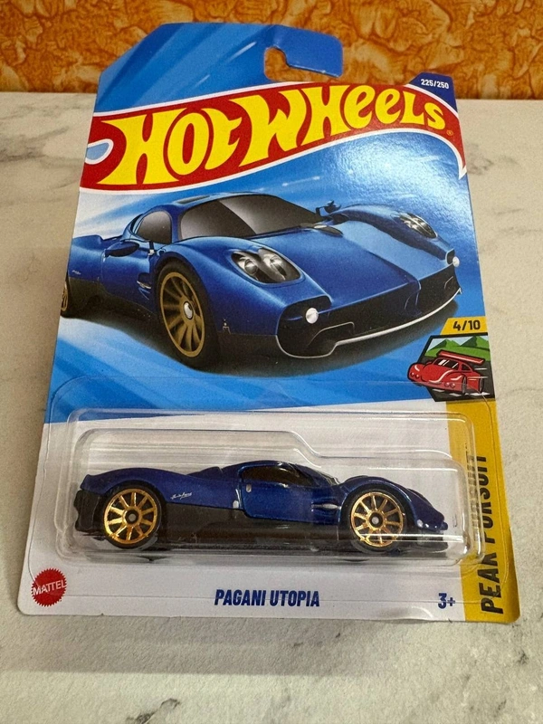 Hot Wheels 1:64 Scale | PAGANI UTOPIA | Peak Pursuit | Blue | Case M | 225/250