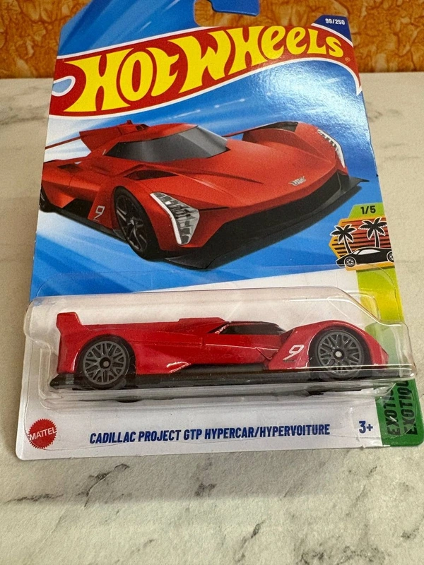Hot Wheels 1:64 Scale | CADILLAC PROJECT GTP HYPERCAR / HYPERVOITURE | Exotics | Red | Case M | 99/250