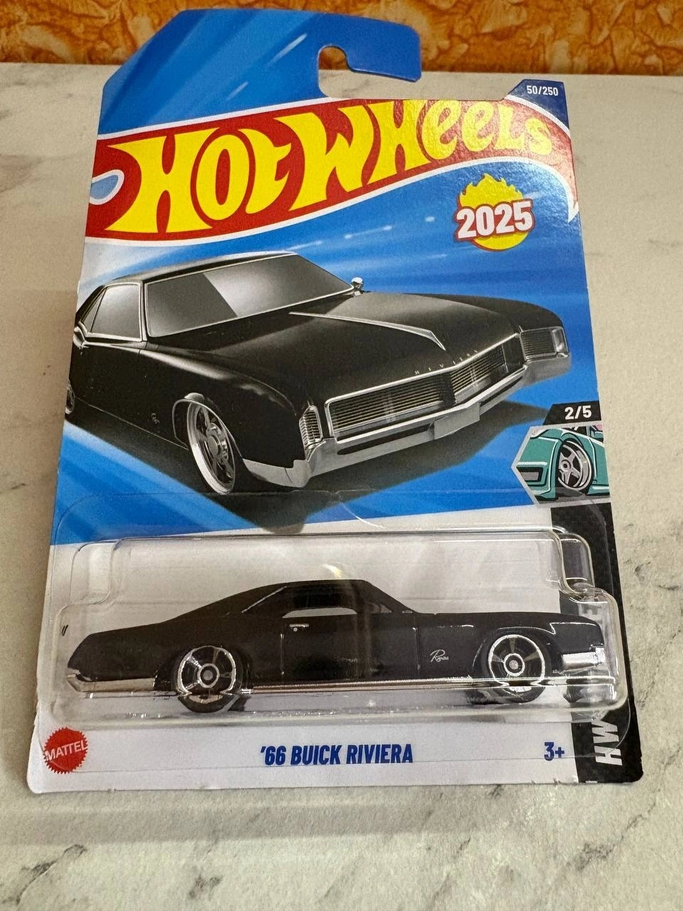 Hot Wheels 1:64 Scale | '66 BUICK RIVIERA | HW Modified | Black | Case ...