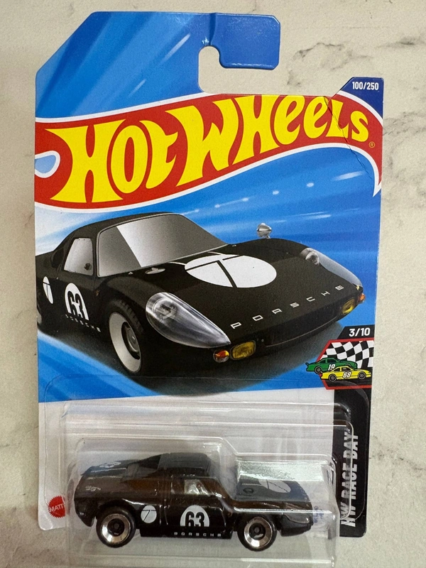 Hot Wheels 1:64 Scale | PORSCHE 904 CARRERA GTS | HW Race Day | Black | Case L&M | 100/250