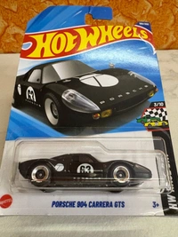 Hot Wheels 1:64 Scale | PORSCHE 904 CARRERA GTS | HW Race Day | Black | Case L&M | 100/250