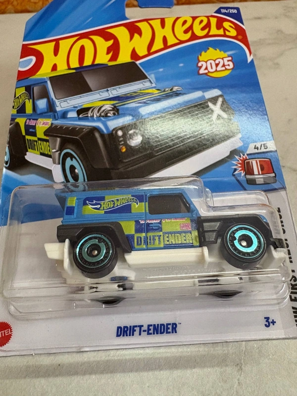 Hot Wheels 1:64 Scale | DRIFT-ENDER | HW First Response | Blue | Case L&M | 114/250