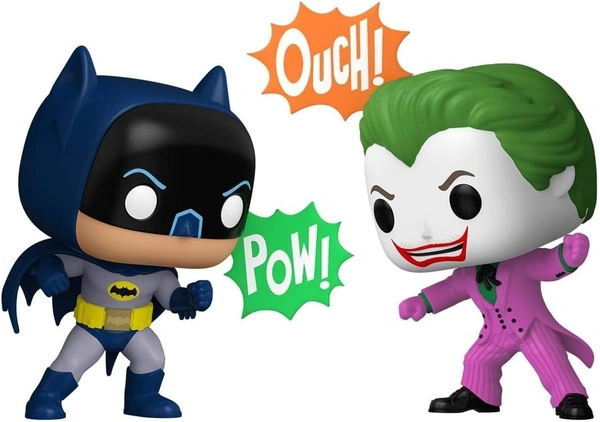 FUNKO POP! Heroes: Batman's 85th Anniversary | Batman & The Joker | Pack of 2 | DC Comics 
