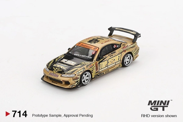 MINI GT Mini GT #714: Nissan Silvia (S15) Top Secret D1GP (BLISTER PACKING)