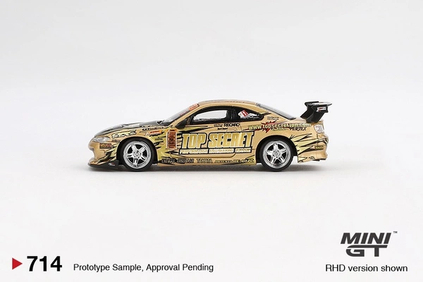 MINI GT Mini GT #714: Nissan Silvia (S15) Top Secret D1GP (BLISTER PACKING)