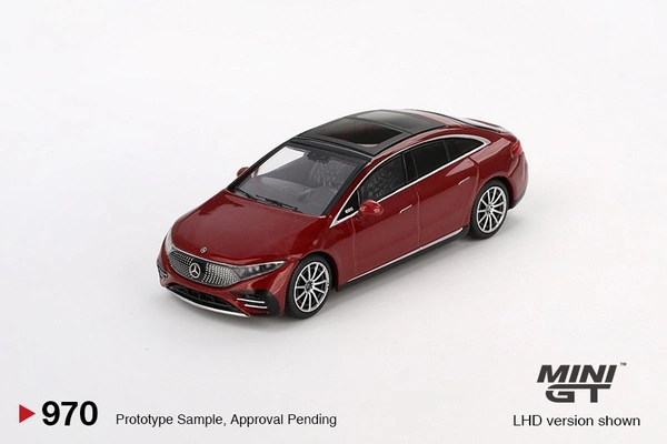 MINI GT Mini GT #970: Mercedes-Benz EQS 580 4MATIC Red Metallic
