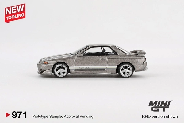MINI GT #961: NISSAN SKYLINE GTR R32 VEILSIDE COMBAT CI VEILSIDE COMBAT GREY